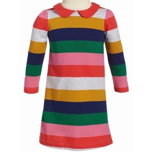 NWOT MINI BODEN COLLARED JERSEY DRESS SZ 7/8